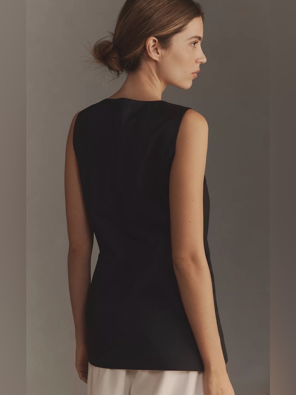 Anthropologie x Maeve Button-Front Vest/top - Picture 2 of 10